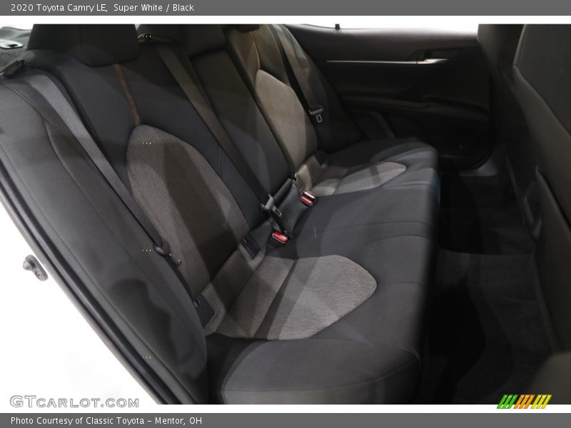 Super White / Black 2020 Toyota Camry LE