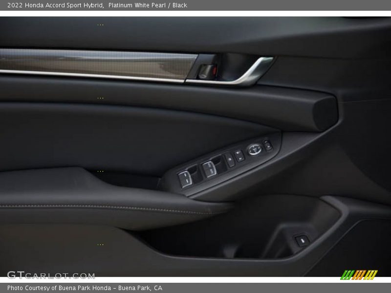 Platinum White Pearl / Black 2022 Honda Accord Sport Hybrid