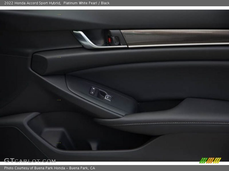 Platinum White Pearl / Black 2022 Honda Accord Sport Hybrid