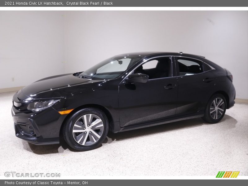 Front 3/4 View of 2021 Civic LX Hatchback