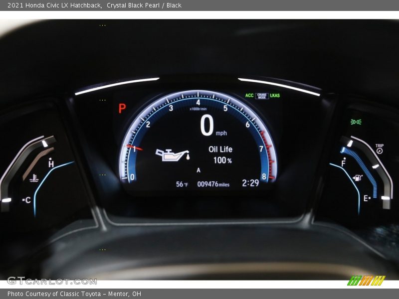  2021 Civic LX Hatchback LX Hatchback Gauges