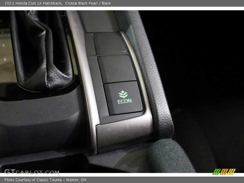 Crystal Black Pearl / Black 2021 Honda Civic LX Hatchback
