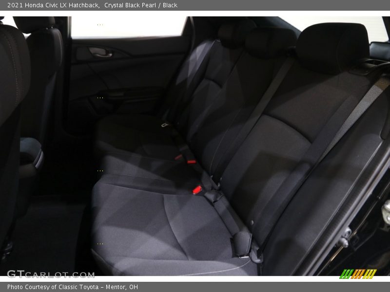 Crystal Black Pearl / Black 2021 Honda Civic LX Hatchback