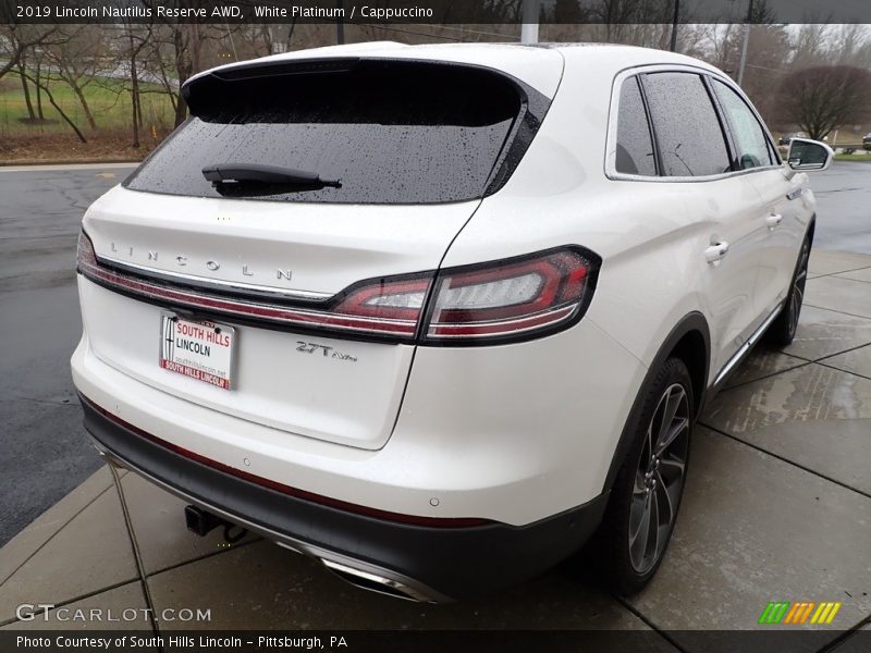 White Platinum / Cappuccino 2019 Lincoln Nautilus Reserve AWD