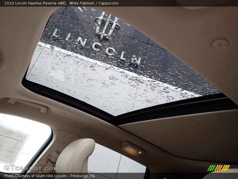 White Platinum / Cappuccino 2019 Lincoln Nautilus Reserve AWD