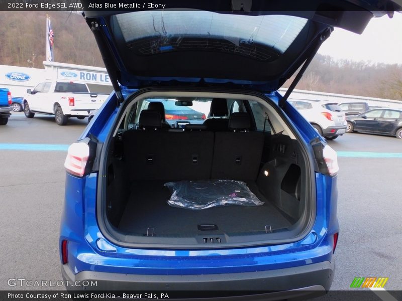 Atlas Blue Metallic / Ebony 2022 Ford Edge SEL AWD
