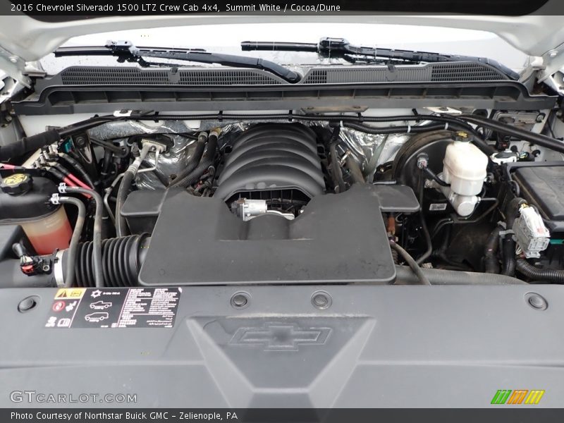 Summit White / Cocoa/Dune 2016 Chevrolet Silverado 1500 LTZ Crew Cab 4x4