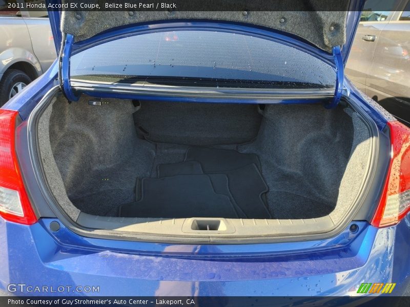 Belize Blue Pearl / Black 2011 Honda Accord EX Coupe