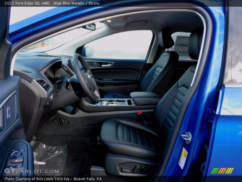Atlas Blue Metallic / Ebony 2022 Ford Edge SEL AWD