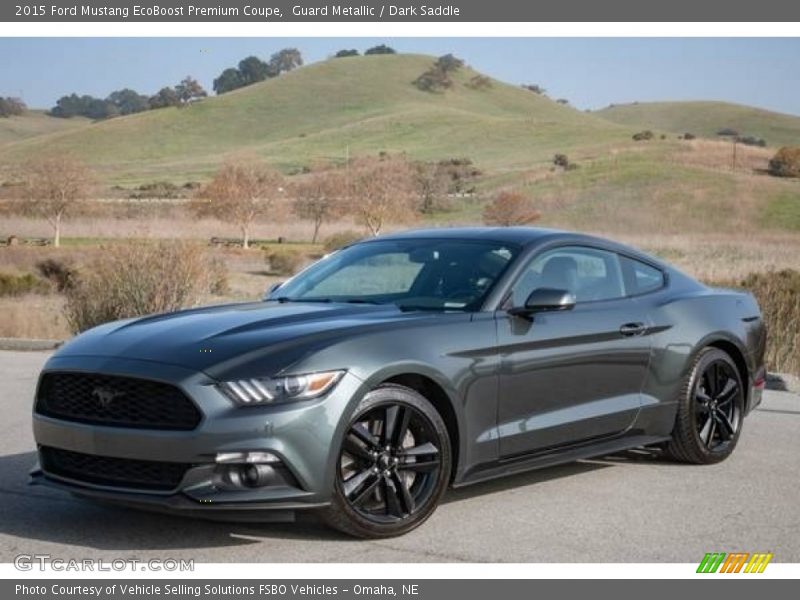 Front 3/4 View of 2015 Mustang EcoBoost Premium Coupe
