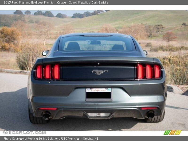 Guard Metallic / Dark Saddle 2015 Ford Mustang EcoBoost Premium Coupe