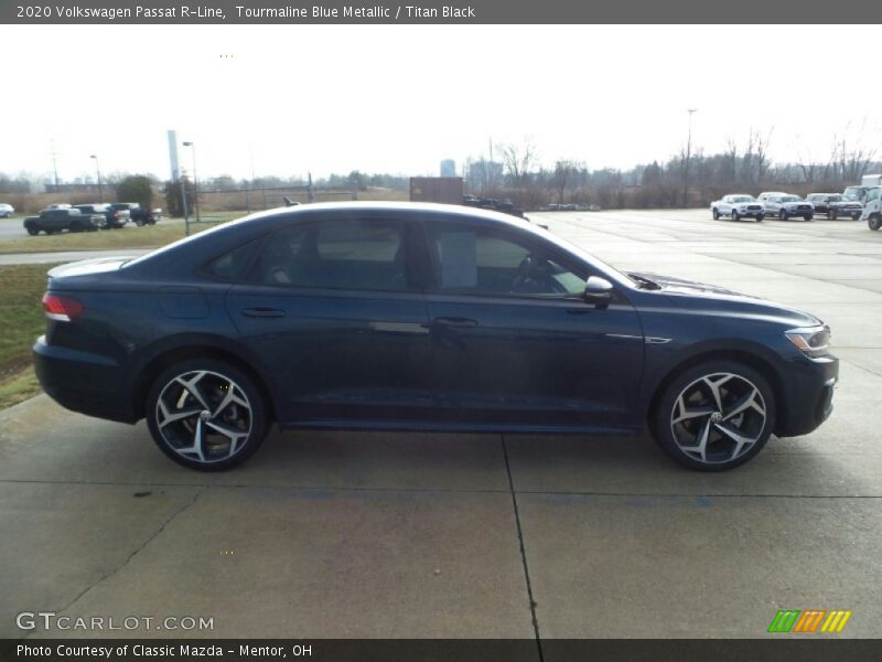 Tourmaline Blue Metallic / Titan Black 2020 Volkswagen Passat R-Line