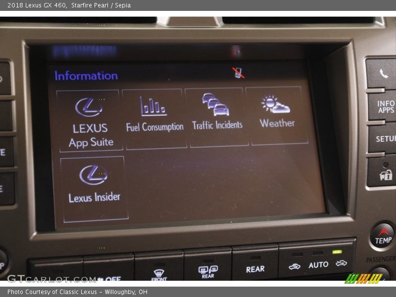 Starfire Pearl / Sepia 2018 Lexus GX 460