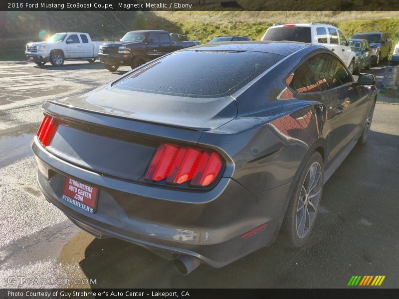 Magnetic Metallic / Ebony 2016 Ford Mustang EcoBoost Coupe