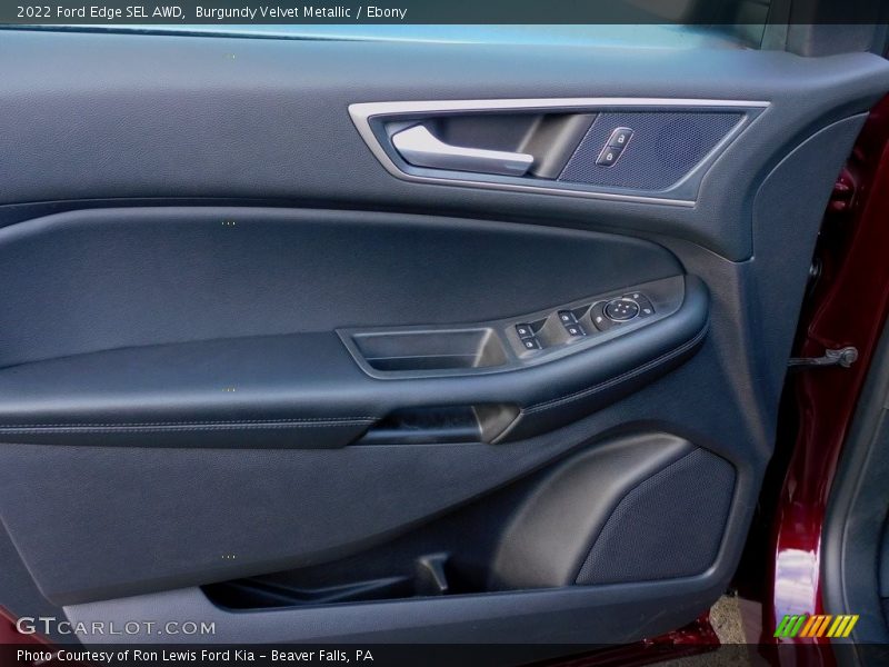 Burgundy Velvet Metallic / Ebony 2022 Ford Edge SEL AWD