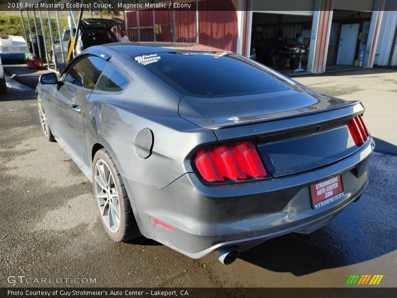 Magnetic Metallic / Ebony 2016 Ford Mustang EcoBoost Coupe
