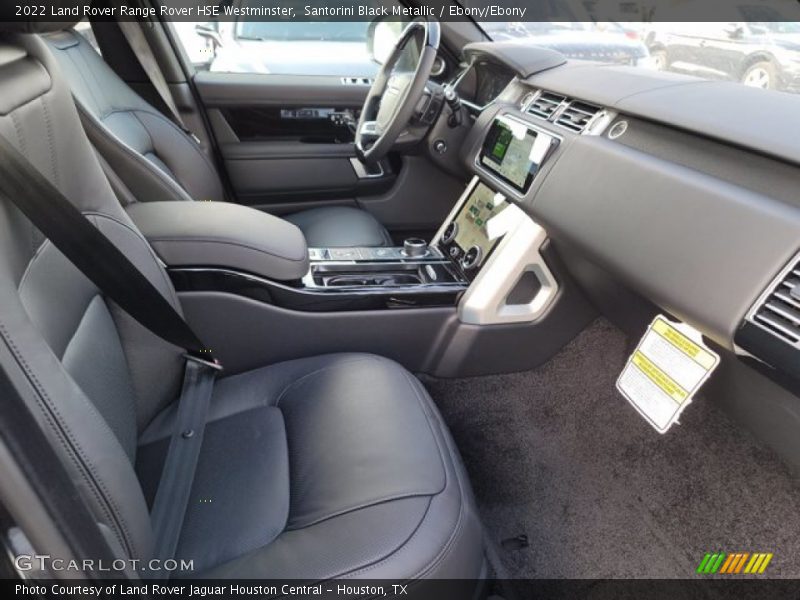 Santorini Black Metallic / Ebony/Ebony 2022 Land Rover Range Rover HSE Westminster