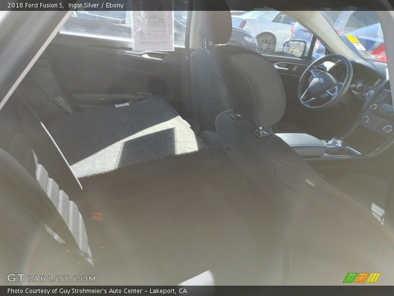 Ingot Silver / Ebony 2018 Ford Fusion S