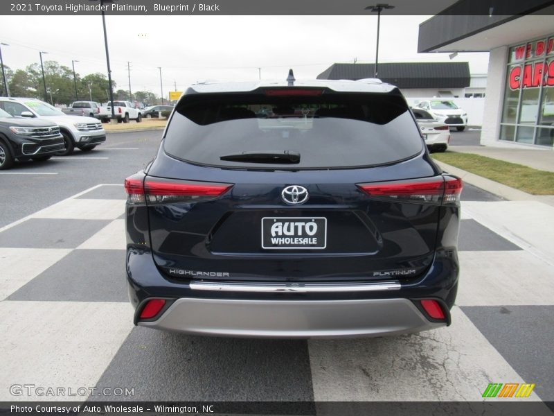 Blueprint / Black 2021 Toyota Highlander Platinum