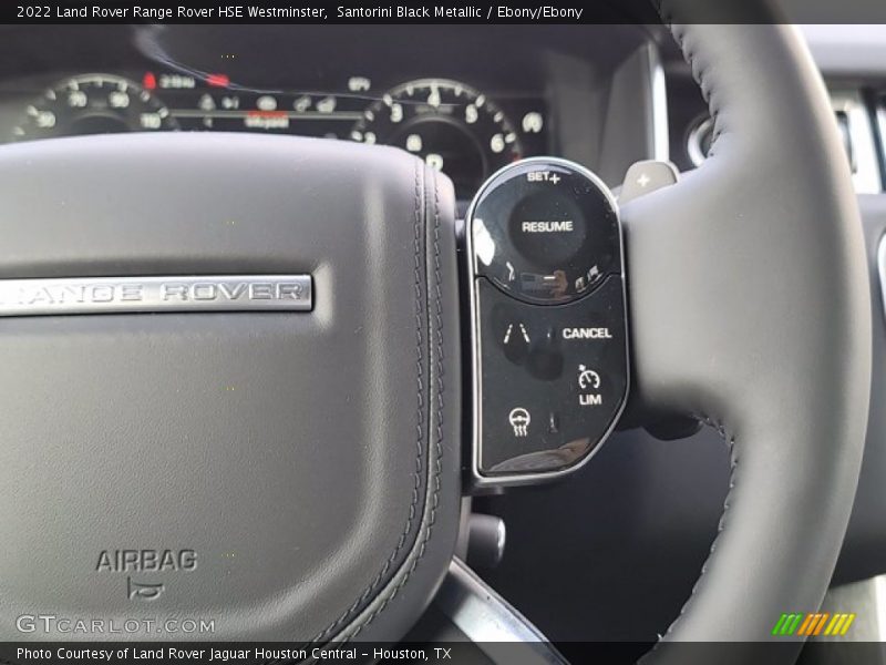  2022 Range Rover HSE Westminster Steering Wheel
