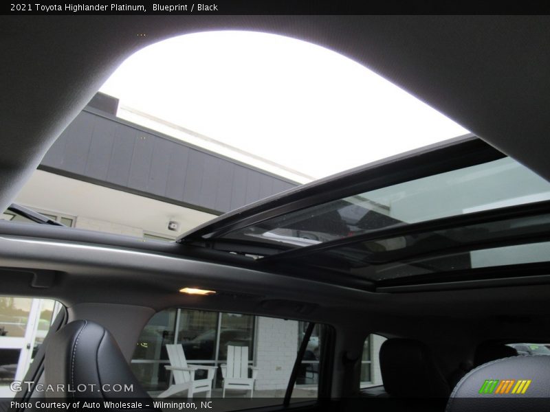 Blueprint / Black 2021 Toyota Highlander Platinum