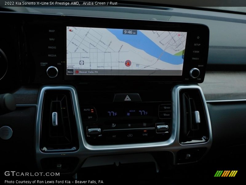 Aruba Green / Rust 2022 Kia Sorento X-Line SX Prestige AWD