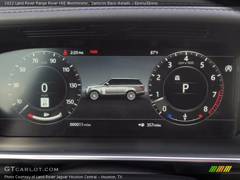  2022 Range Rover HSE Westminster HSE Westminster Gauges