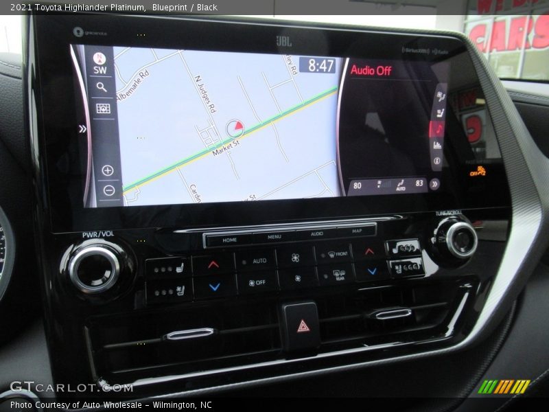 Blueprint / Black 2021 Toyota Highlander Platinum