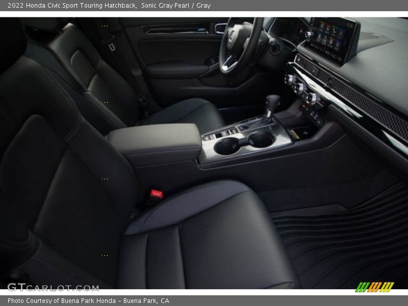 Sonic Gray Pearl / Gray 2022 Honda Civic Sport Touring Hatchback