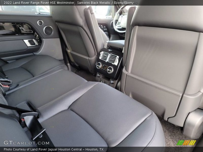 Rear Seat of 2022 Range Rover HSE Westminster