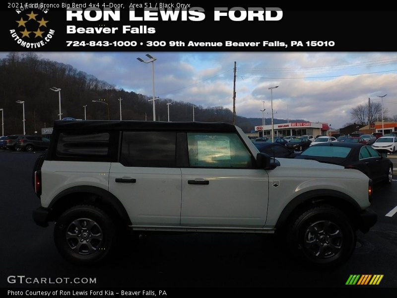 Area 51 / Black Onyx 2021 Ford Bronco Big Bend 4x4 4-Door