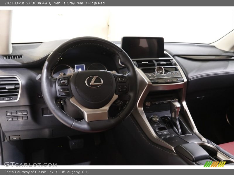 Dashboard of 2021 NX 300h AWD