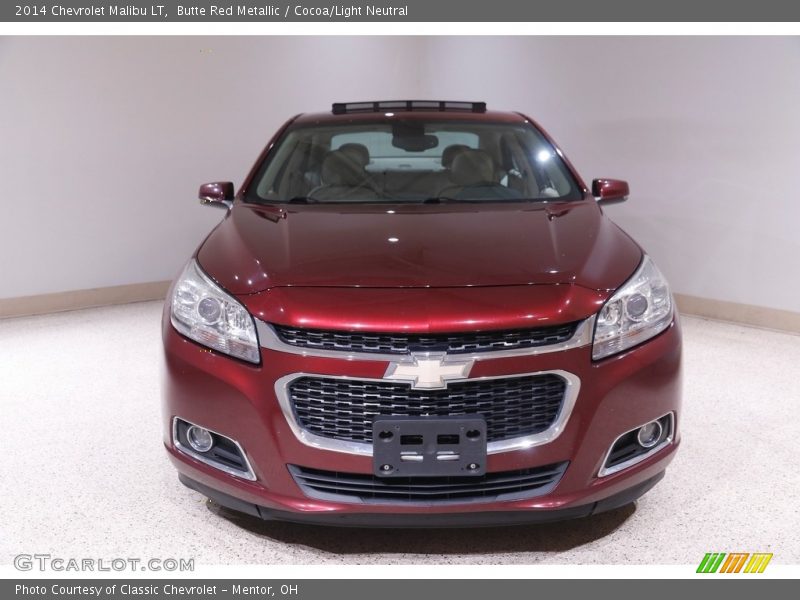 Butte Red Metallic / Cocoa/Light Neutral 2014 Chevrolet Malibu LT