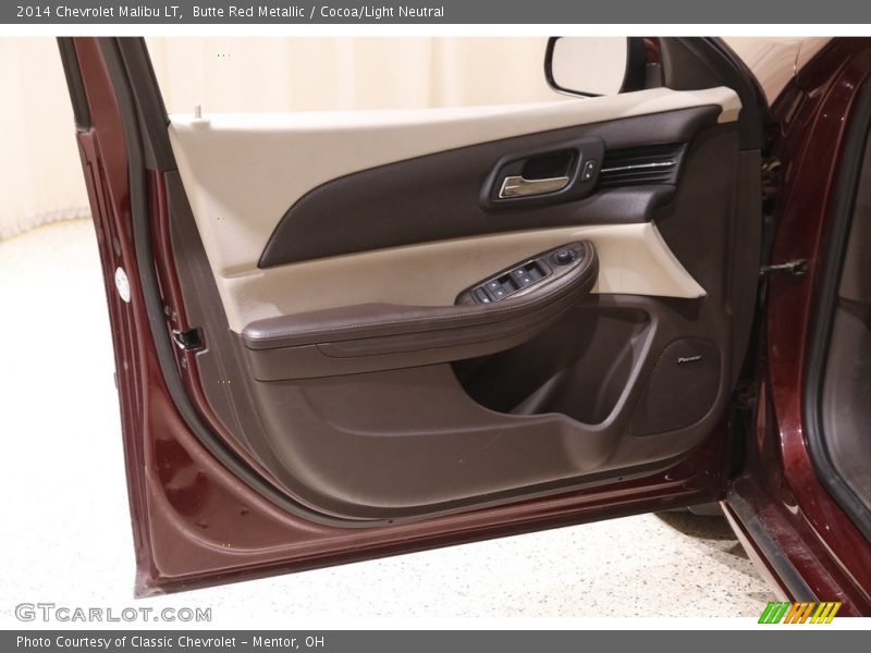 Butte Red Metallic / Cocoa/Light Neutral 2014 Chevrolet Malibu LT