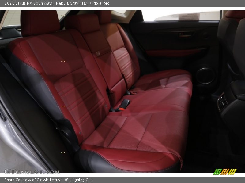 Rear Seat of 2021 NX 300h AWD