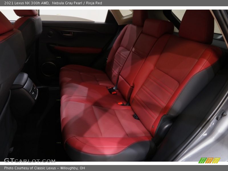 Rear Seat of 2021 NX 300h AWD
