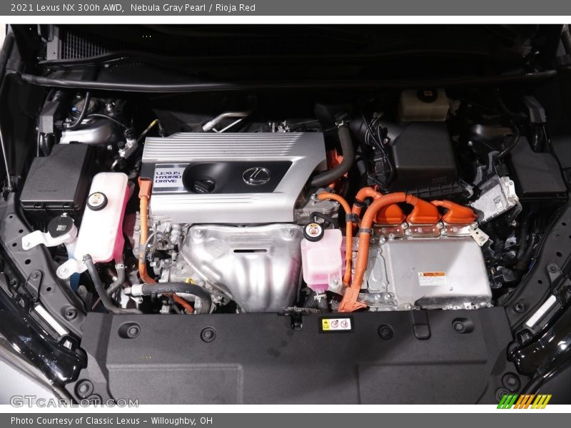  2021 NX 300h AWD Engine - 2.5 Liter DOHC 16-Valve VVT-i 4 Cylinder Gasoline/Electric Hybrid