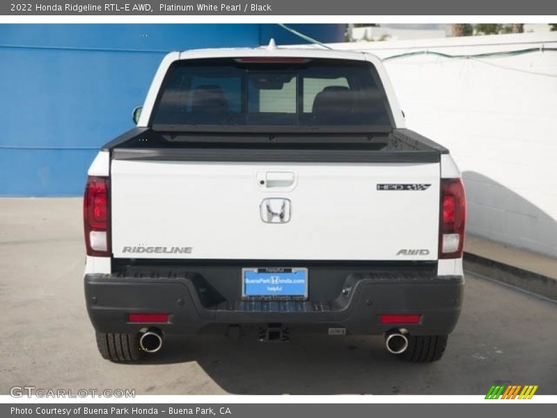 Platinum White Pearl / Black 2022 Honda Ridgeline RTL-E AWD