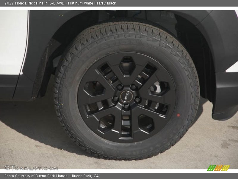 Platinum White Pearl / Black 2022 Honda Ridgeline RTL-E AWD