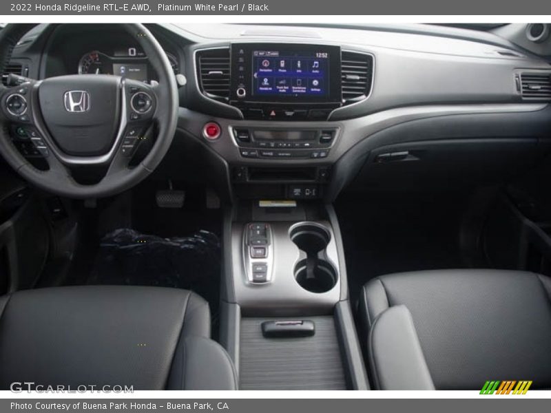 Platinum White Pearl / Black 2022 Honda Ridgeline RTL-E AWD