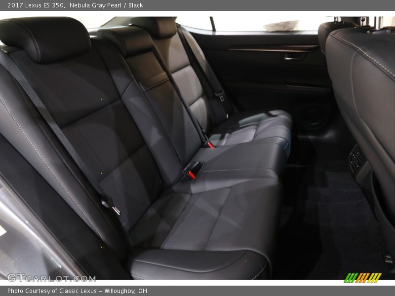 Nebula Gray Pearl / Black 2017 Lexus ES 350