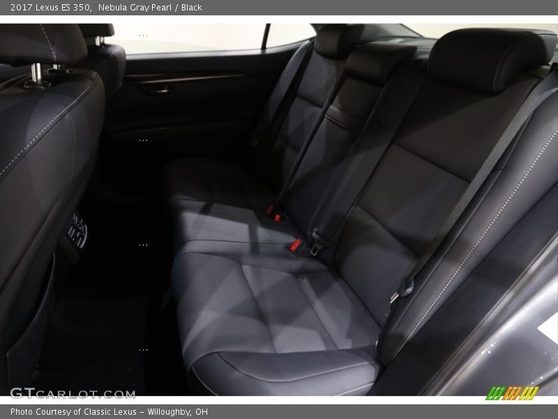 Nebula Gray Pearl / Black 2017 Lexus ES 350