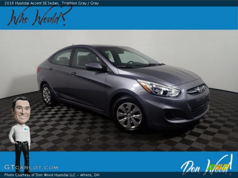 Triathlon Gray / Gray 2016 Hyundai Accent SE Sedan