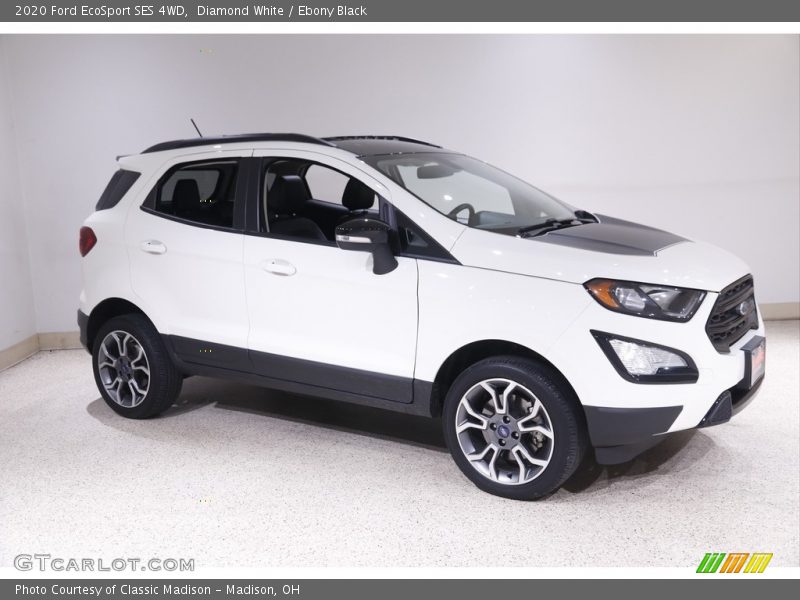 Diamond White / Ebony Black 2020 Ford EcoSport SES 4WD