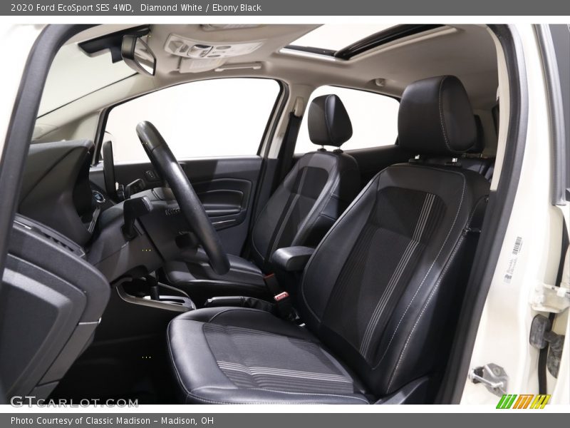 Diamond White / Ebony Black 2020 Ford EcoSport SES 4WD