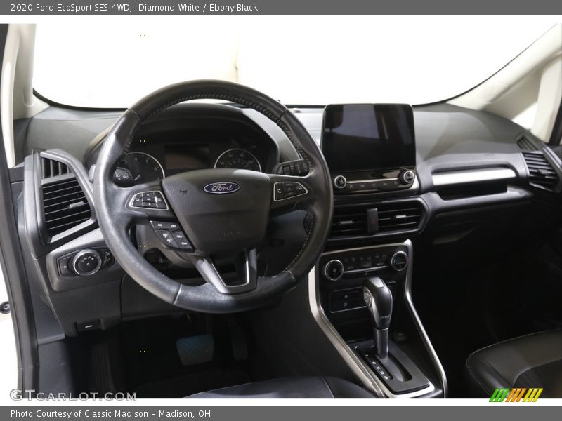 Diamond White / Ebony Black 2020 Ford EcoSport SES 4WD