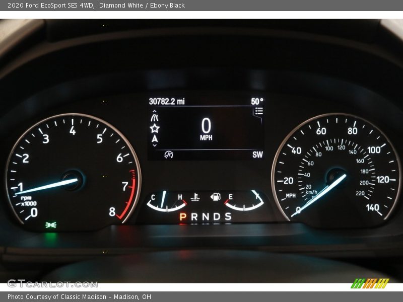 Diamond White / Ebony Black 2020 Ford EcoSport SES 4WD