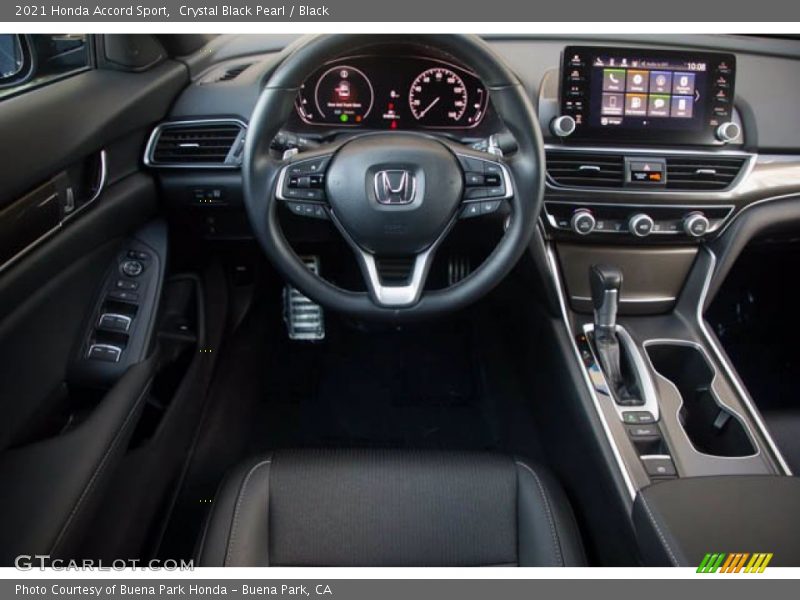Crystal Black Pearl / Black 2021 Honda Accord Sport