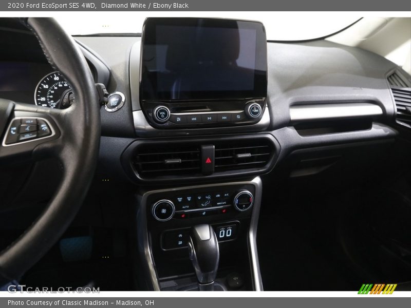 Diamond White / Ebony Black 2020 Ford EcoSport SES 4WD