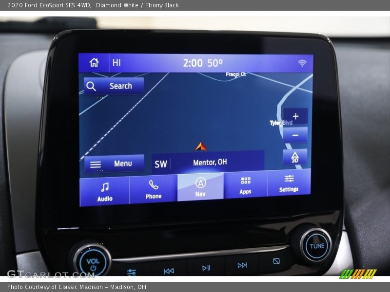 Diamond White / Ebony Black 2020 Ford EcoSport SES 4WD